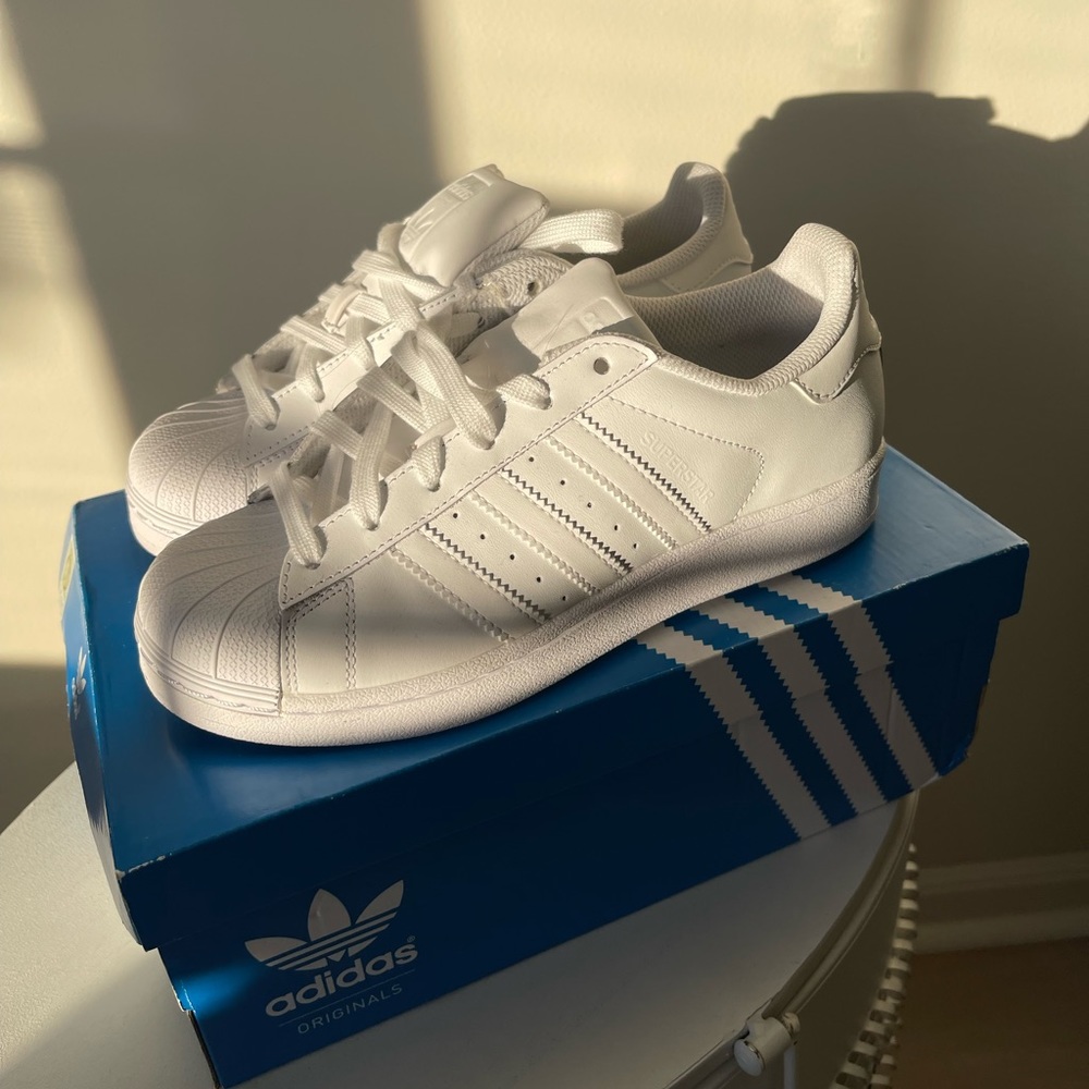 White Adidas Kids Sneakers